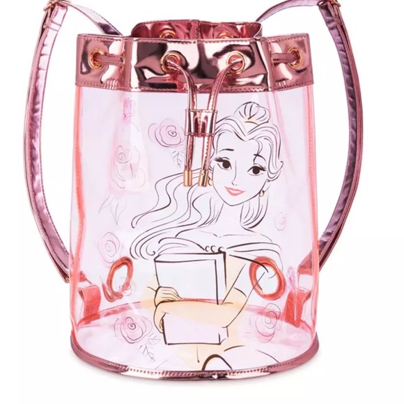 Disney Pink Swim Backpack Beauty and the Beast Design 🥀 - Picture 1 of 4
